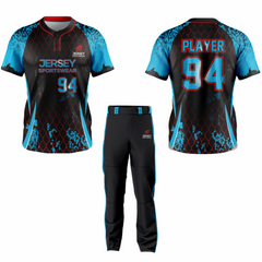 Baseball 2 Button Short Sleeve Jerseys - CB2J0014 Baseball 2 Button Short Sleeve Jerseys - CB2J0014