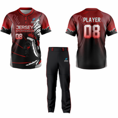 Baseball 2 Button Short Sleeve Jerseys - CB2J0015 Baseball 2 Button Short Sleeve Jerseys - CB2J0015