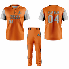 Baseball 2 Button Short Sleeve Jerseys - CB2J0012 Baseball 2 Button Short Sleeve Jerseys - CB2J0012