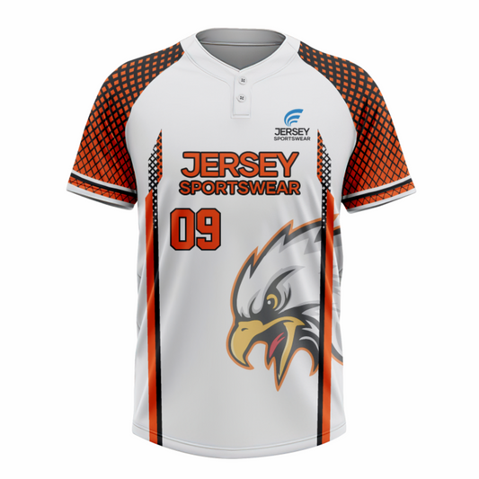 Baseball 2 Button Short Sleeve Jerseys - CB2J0013
