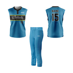 Softball Sleeveless 2 Button Jersey - CSSL2J008 Softball Sleeveless 2 Button Jersey - CSSL2J008