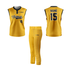 Softball Sleeveless 2 Button Jersey - CSSL2J007 Softball Sleeveless 2 Button Jersey - CSSL2J007