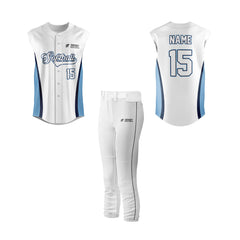 Softball Full Button Sleeveless Jersey - CSSLFJ003 Softball Full Button Sleeveless Jersey - CSSLFJ003