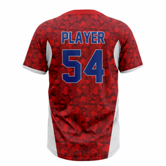 Baseball 2 Button Short Sleeve Jerseys - CB2J004 Baseball 2 Button Short Sleeve Jerseys - CB2J004
