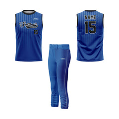 Softball Crew Neck Sleeveless Jersey - CSSLCJ009 Softball Crew Neck Sleeveless Jersey - CSSLCJ009