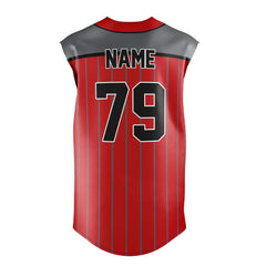 Softball Full Button Sleeveless Jersey - CSSLFJ004 Softball Full Button Sleeveless Jersey - CSSLFJ004
