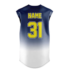 Softball Full Button Sleeveless Jersey - CSSLFJ002 Softball Full Button Sleeveless Jersey - CSSLFJ002
