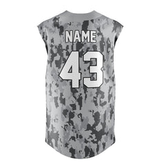Softball Full Button Sleeveless Jersey - CSSLFJ005 Softball Full Button Sleeveless Jersey - CSSLFJ005