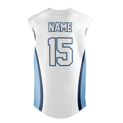 Softball Full Button Sleeveless Jersey - CSSLFJ003 Softball Full Button Sleeveless Jersey - CSSLFJ003
