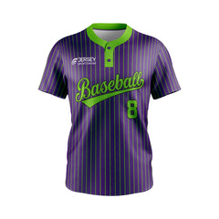Baseball 2 Button Short Sleeve Jerseys - CB2J007 Baseball 2 Button Short Sleeve Jerseys - CB2J007