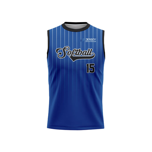 Softball Crew Neck Sleeveless Jersey - CSSLCJ009
