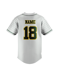 Hillsdale Baseball Uniform – Classic White with Green Stripes Hillsdale Baseball Uniform – Classic White with Green Stripes