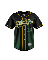 Hillsdale Baseball Uniform – Green Shadow Fade Hillsdale Baseball Uniform – Green Shadow Fade