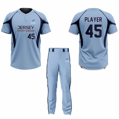 Baseball 2 Button Short Sleeve Jerseys - CB2J005