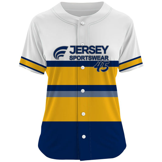 Softball Full Button Jersey - CSFJ008