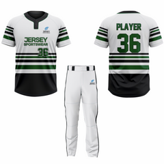 Baseball 2 Button Short Sleeve Jerseys - CB2J0010