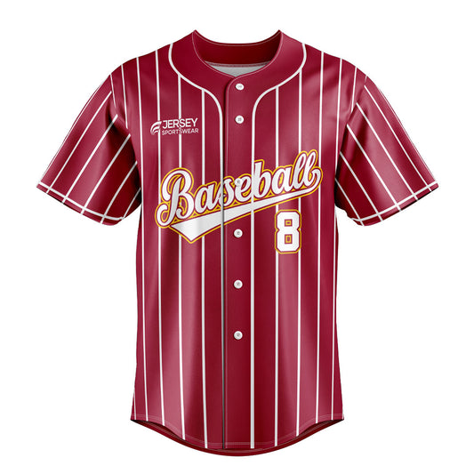 Baseball Full Button Jersey - CBFJ006