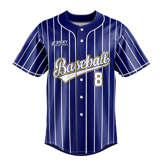 Baseball Full Button Jersey - CBFJ004