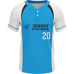 Softball 2 Button Jersey - CS2J003