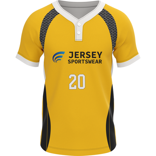 Softball 2 Button Jersey - CS2J009