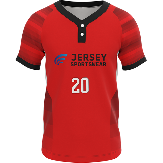 Softball 2 Button Jersey - CS2J008