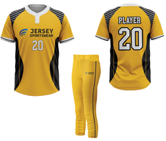 Softball 2 Button Jersey - CS2J009